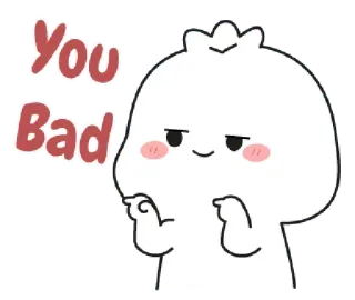 😌 You
Bad süß, figur, beleidigung, du, schlecht, cartoon, kawaii telegram sticker