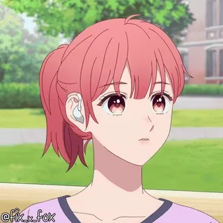 😓 Yuu Koito Bloom Into You telegram sticker