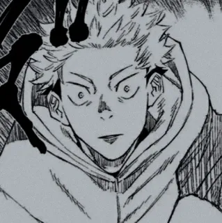 🌫 Yuji Itadori Jujutsu Kaisen anime, manga, jujutsu kaisen, yuji itadori, shonen, sticker whatsapp sticker