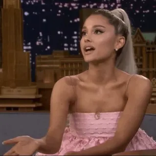 🌙 Ariana Grande singer, celebrity, woman, pop star, performer, television telegram sticker