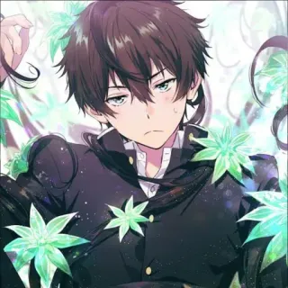 😳 Anime, Menino, Personagem, Arte, Ilustração telegram sticker