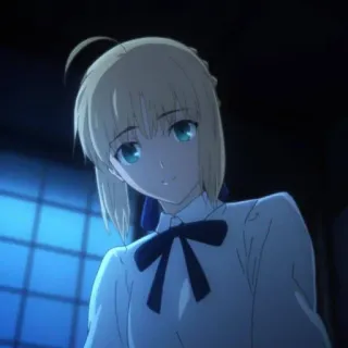 💙 Saber Fate Anime, Personaje, Mujer, Saber, Fate telegram sticker