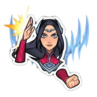 ๐ adesivo, donna, magia, fantasy, personaggio telegram sticker