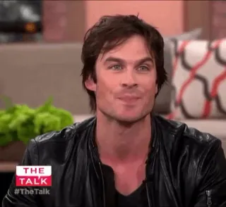 🌈 The Talk THE TALK #TheTalk talk show, celebrity, interview, television, Ian Somerhalder telegram sticker