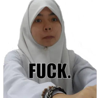 😐 FUCK. 冒犯, 脏话 telegram sticker