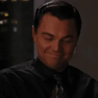 😯 леонардо ди каприо, актер, фильм, улыбка telegram sticker