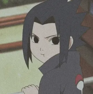🎼 Sasuke Naruto Anime, Manga, Ninja, Sasuke, Uchiha, Cartone animato telegram sticker