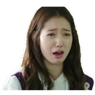 😫 pleurer, triste, bouleversé, émotionnel, femme, larmes telegram sticker
