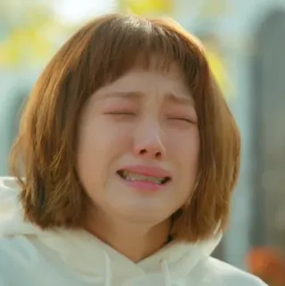 😢 crying, sad, woman, upset, emotions telegram sticker