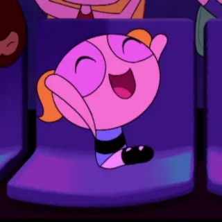 ❄️ Buttercup The Powerpuff Girls мультфильм, Суперкрошки, Бусинка, персонаж, анимация telegram sticker