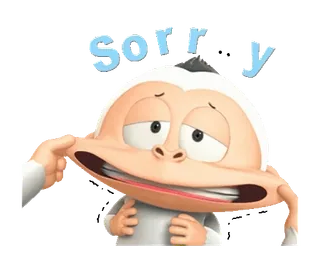 🙇‍♂️ sorry apology, cartoon, expression, sad whatsapp sticker