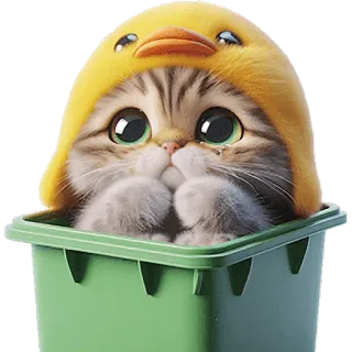 🥺 cat, kitten, sad, crying, cute, pet, animal, cartoon whatsapp sticker