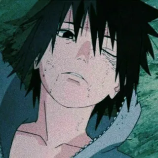 🍥 Sasuke Naruto Anime, Naruto, Sasuke, Luka, Karakter anime, Darah whatsapp sticker