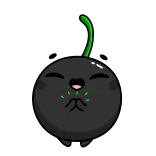 👏 каваи, милый, ягода, вишня, фрукт telegram sticker