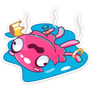 Медуза Джилл :: @stickroom telegram stickers
