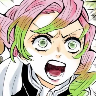 💗 Mitsuri Kanroji Demon Slayer Anime, Manga, Demon Slayer, Mitsuri Kanroji, Pilastro dell'Amore whatsapp sticker