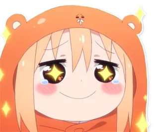 😍 Аниме, Девушка, Милый, Мультфильм, Счастливый, Улыбается telegram sticker