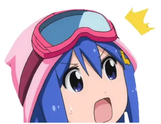 😲 Anime, Fofo, Chocado, Surpreso, Garota telegram sticker