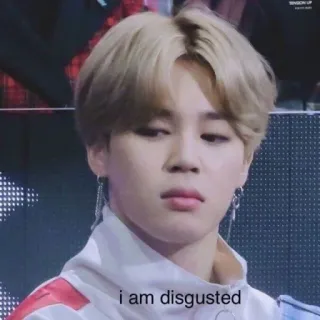 🤢 i am disgusted disgusted, meme, expression, facial expression, celebrity, kpop telegram sticker