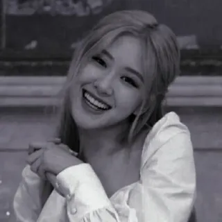 🥀 Rose Rose, Blackpink, chanteuse, idole, célébrité, sourire, femme telegram sticker