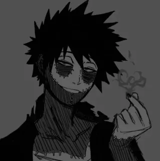 Dabi / @todoroki_touya telegram stickers