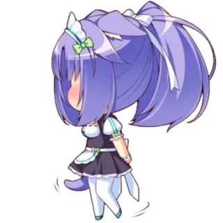 😶 Vanilla Nekopara Anime, Catgirl, Maid, Carino telegram sticker