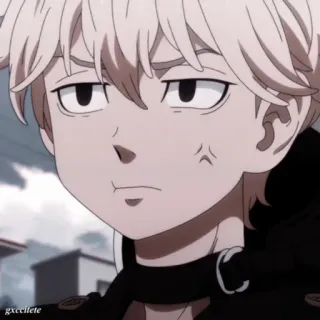 😡 Manjiro Sano Tokyo Revengers anime, manga, character, Manjiro Sano, Tokyo Revengers, teenager whatsapp sticker