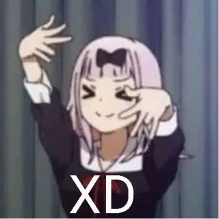 🤣 Chika Fujiwara Kaguya-sama: Love Is War XD anime, kawaii, girl, chika, love telegram sticker