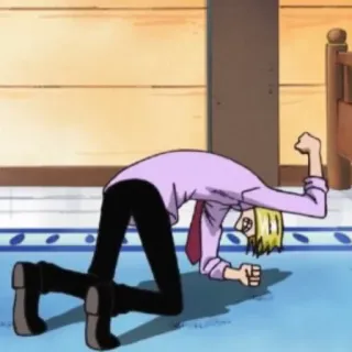 😩 Sanji One Piece Аниме, One Piece, Санджи telegram sticker