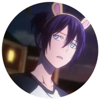 😞 Yato Noragami 动漫, 男孩, 夜斗, 卡通, 动画片 whatsapp sticker