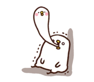 🙊 유령, 귀여운, 할로윈, 만화, 무서운 telegram sticker