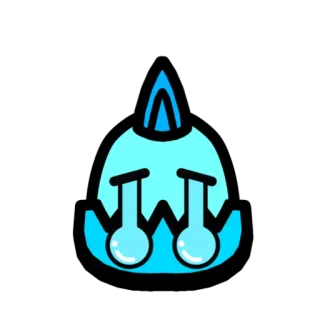 😭 sad, crying, blue, tears, emoji, cartoon telegram sticker