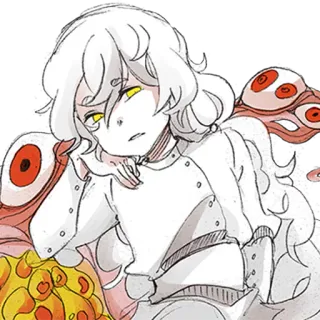 😕 Anime, Tentakel, Kreatur, Monster whatsapp sticker