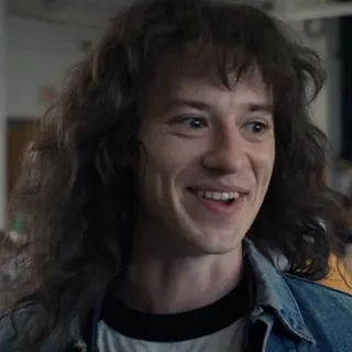 😀 Eddie Munson Stranger Things Эдди, Мансон, Очень странные дела, персонаж, 80-е, актер telegram sticker