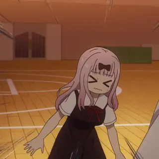 😑 Chika Fujiwara Kaguya-sama: Love Is War Аниме, Чика, Кагуя-сама, Любовь это война, Смешной, Милый telegram sticker