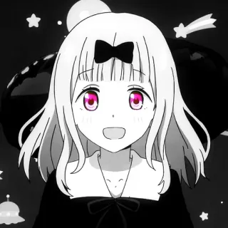 🖤 Chika Fujiwara Kaguya-sama: Love Is War Anime, Chibi, Cartoni animati, Carino, Manga, Chika Fujiwara telegram sticker
