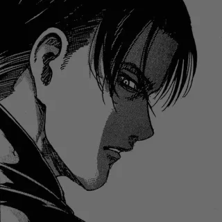 🤬 Levi Ackerman Attack on Titan Anime, Manga, Attack on Titan, Levi, Ackerman, Charakter telegram sticker