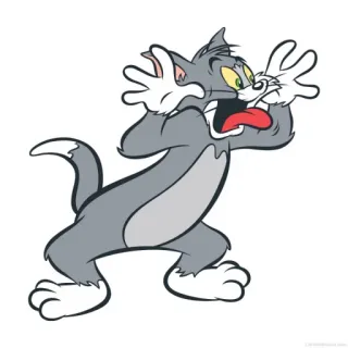 😝 Tom Cat Tom and Jerry kartun, kucing, Tom, Tom and Jerry, lucu, karakter kartun telegram sticker