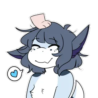 🐲 Anime, Cartone animato, Illustrazione, Carino, Chibi, Personaggio, Sticker telegram sticker