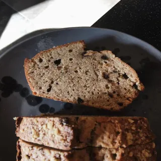 🍞 comida, sobremesa, bolo, fatia, pão de banana, produtos de panificação whatsapp sticker