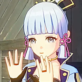 ❄️ Ayaka Genshin Impact Anime, Gadis, Genshin Impact, Ayaka, Karakter telegram sticker
