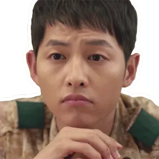 😥 Descendants of the Sun korean drama, soldier, army, uniform, song joong ki telegram sticker