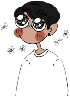 🙂 cartoon, cute, drawing, sticker, anime telegram sticker