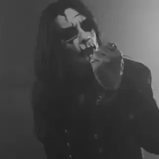🕸 Black Metal, Música, Ofensivo, Dedo do meio telegram sticker
