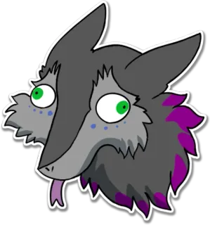 🤪 zwierzę, kreskówka, stworzenie, futrzak telegram sticker