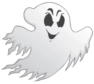 👻 幽灵, 万圣节, 可怕的, 灵魂, 卡通, 友好的 telegram sticker