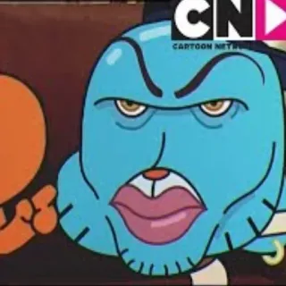 😒 Gumball Watterson The Amazing World of Gumball Cartoon, animiert, Figur, Gumball, lustig, TV Serie whatsapp sticker