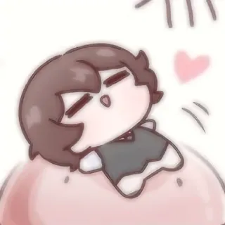 🧸 Kartun, Chibi, Imut, Hati, Cinta telegram sticker