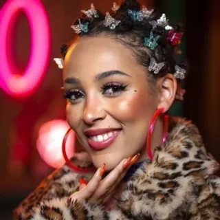 🐚 Doja Cat musicien, chanteur, Doja Cat, célébrité, portrait telegram sticker