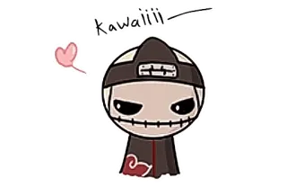 😍 kawaiiiii süß, kawaii, Cartoon, Anime whatsapp sticker